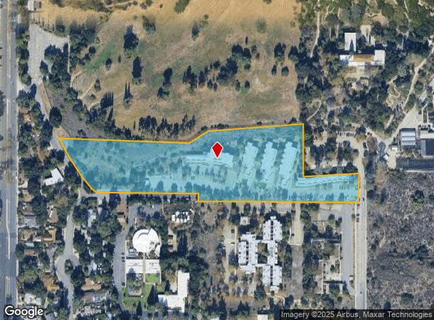  1415 N College Ave, Claremont, CA Parcel Map