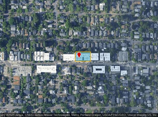  3301 Se Division St, Portland, OR Parcel Map