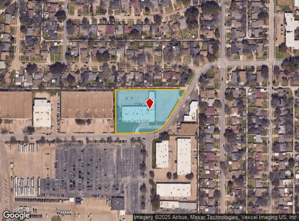 2925 Merrell Rd, Dallas, TX Parcel Map