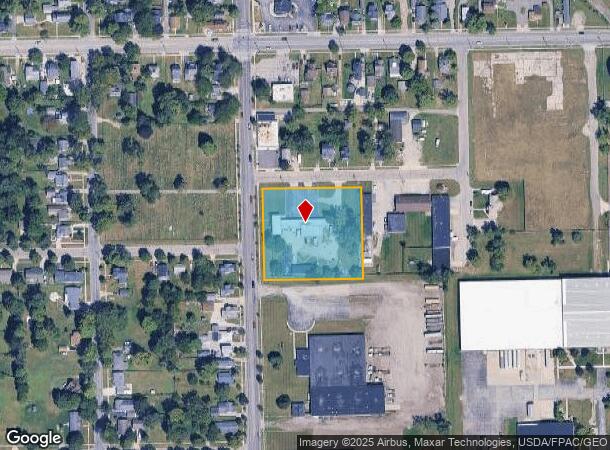 795 Division St, Adrian, MI Parcel Map