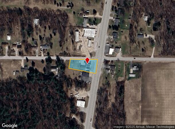 1491 N Huron Rd, Pinconning, MI Parcel Map