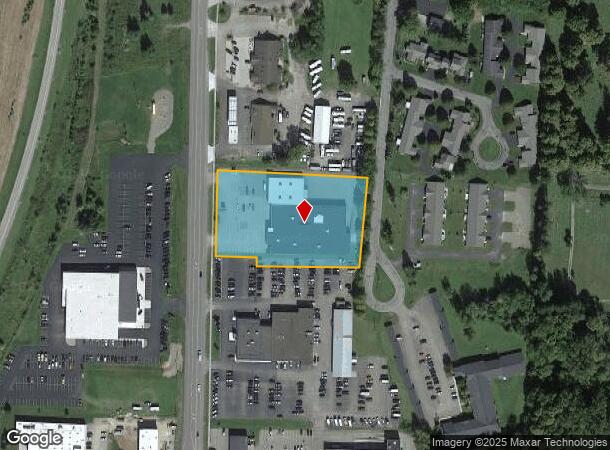  100 S Cascade Dr, Springville, NY Parcel Map