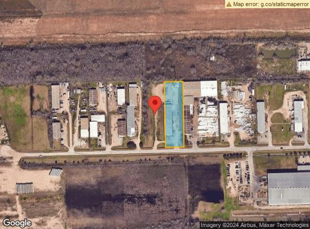  8511 Industrial Dr, Pearland, TX Parcel Map