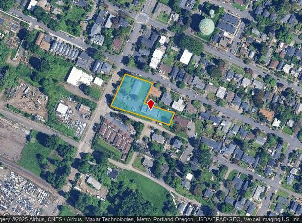  6804 N Richmond Ave, Portland, OR Parcel Map