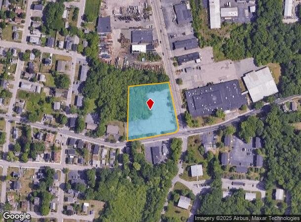  Maple St, Attleboro, MA Parcel Map