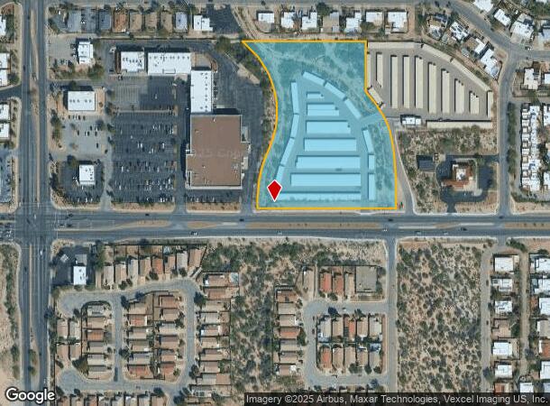 9615 E Broadway Blvd, Tucson, AZ Parcel Map