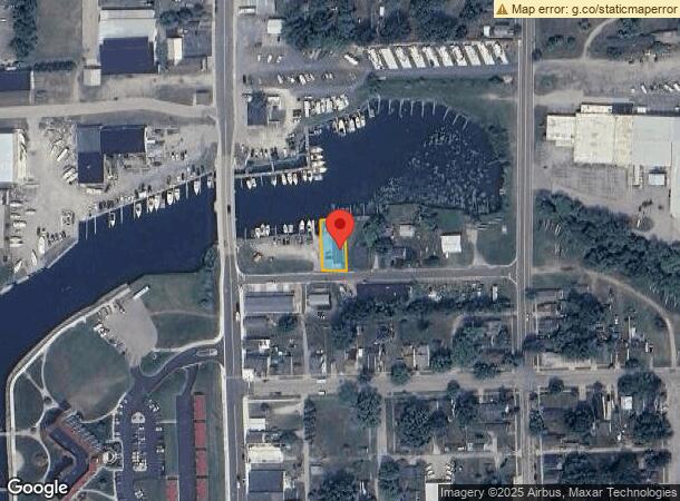  105 Water St, Ludington, MI Parcel Map