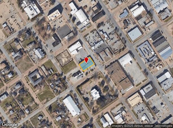 1206 Lamar St, Wichita Falls, TX Parcel Map