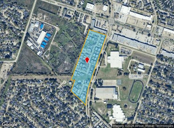  9506 S Dairy Ashford Rd, Houston, TX Parcel Map