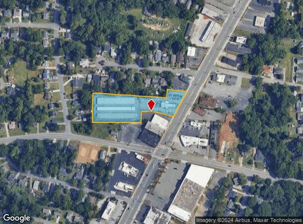  2608 W Gate City Blvd, Greensboro, NC Parcel Map