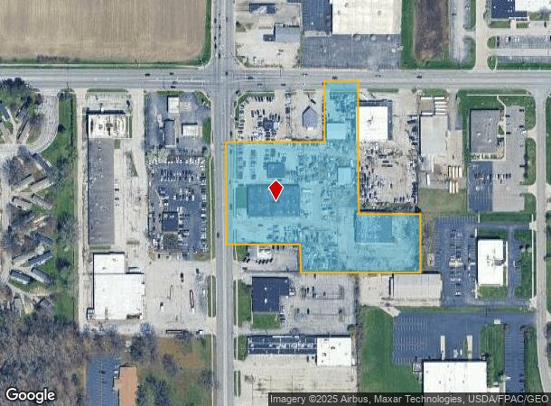  33 S Byrne Rd, Toledo, OH Parcel Map