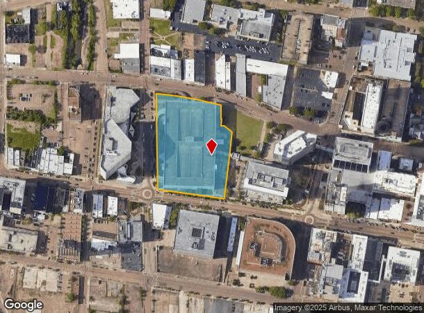  100 E Capitol St, Jackson, MS Parcel Map