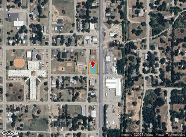 1206 S Oak Ave, Mineral Wells, TX Parcel Map