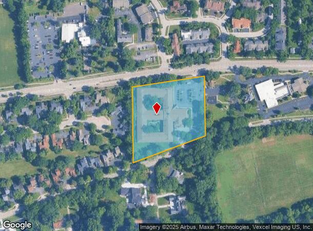  1030 Aurora Ave, Naperville, IL Parcel Map