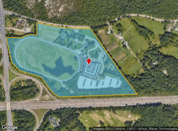  7 Blue Hill River Rd, Canton, MA Parcel Map