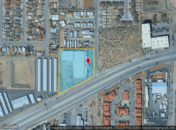 8001 Artcraft Rd, El Paso, TX Parcel Map