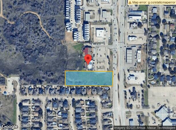  4843 Main St, The Colony, TX Parcel Map