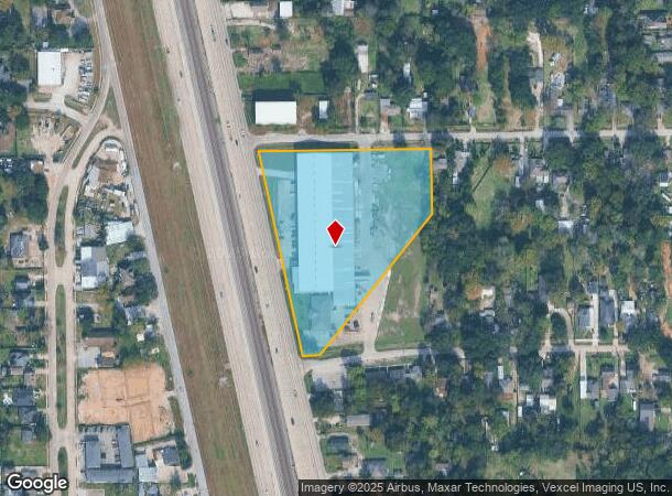  9818 E Hardy Rd, Houston, TX Parcel Map