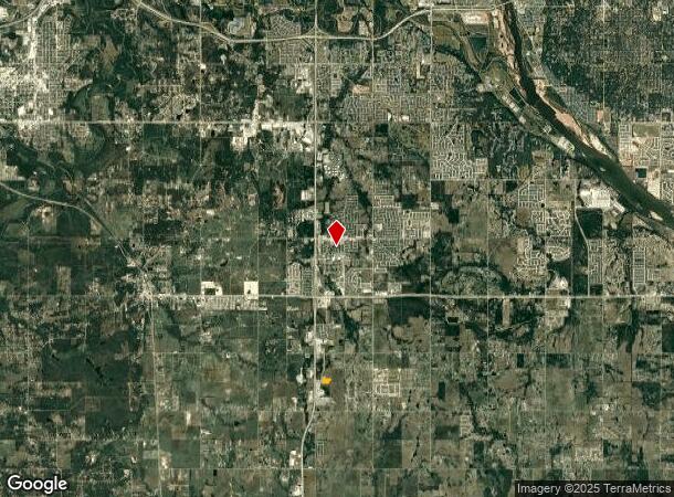  16171 S Broadway St W, Glenpool, OK Parcel Map