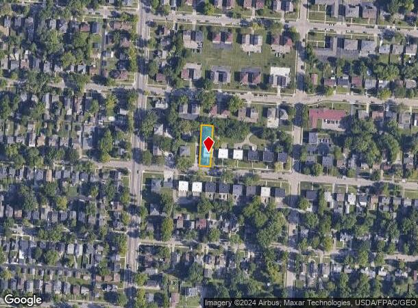  523 Hadley Ave, Dayton, OH Parcel Map