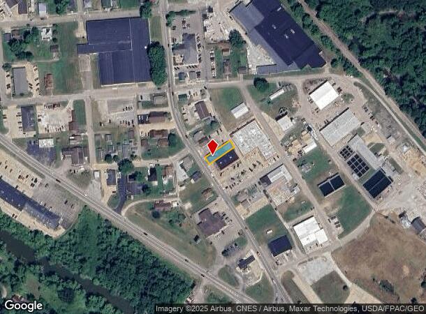 1221 Woodlawn Ave, Cambridge, OH Parcel Map