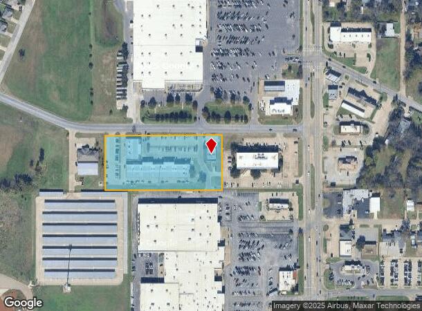 1202 Merrick Dr, Ardmore, OK Parcel Map