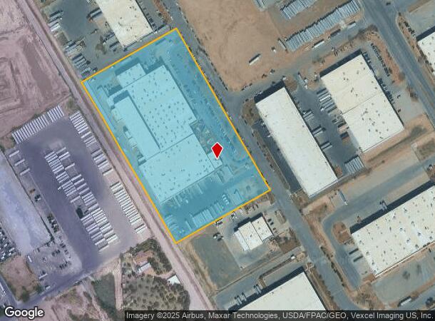 9541 Plaza Cir, El Paso, TX Parcel Map