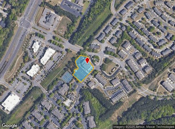 1414 Paces Ln, Suwanee, GA Parcel Map