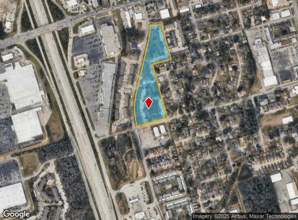  2020 Plantation Dr, Conroe, TX Parcel Map