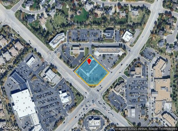 9390 S University Blvd, Highlands Ranch, CO Parcel Map