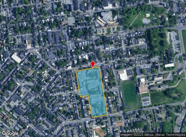  100 S Marshall St, Lancaster, PA Parcel Map