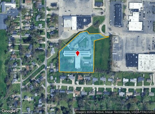 1225 Flaire Dr, Toledo, OH Parcel Map
