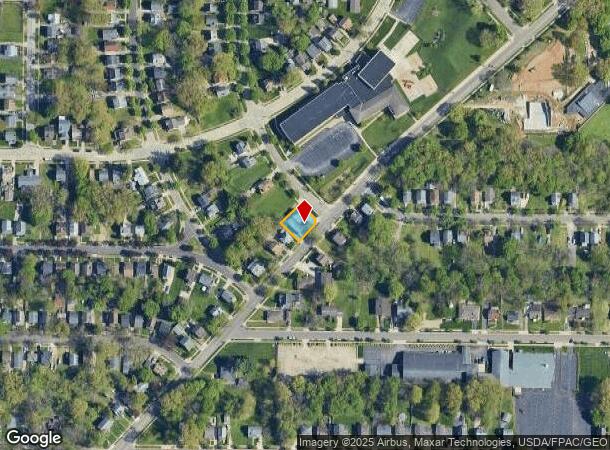  1056 Diagonal Rd, Akron, OH Parcel Map