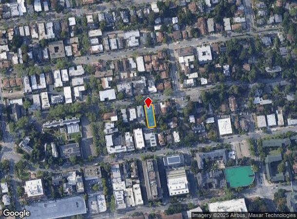  2562 Le Conte Ave, Berkeley, CA Parcel Map