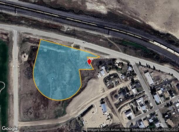 436 Fossil Butte Dr, Kemmerer, WY Parcel Map