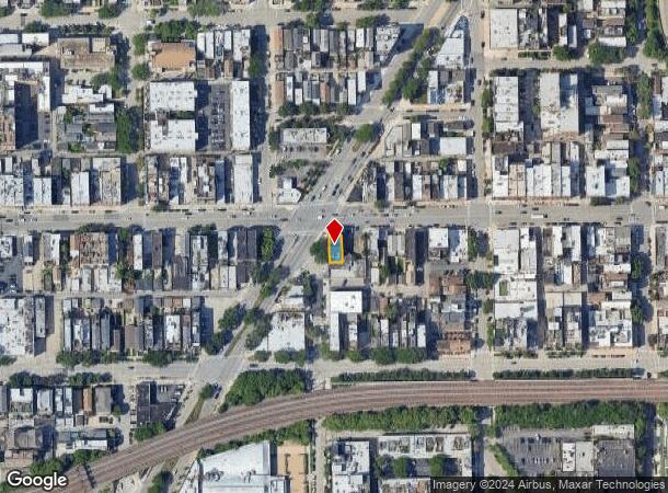  1235 W Grand Ave, Chicago, IL Parcel Map