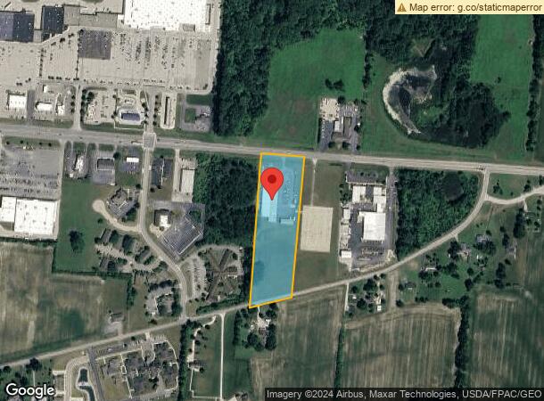  1501 E Ash St, Piqua, OH Parcel Map