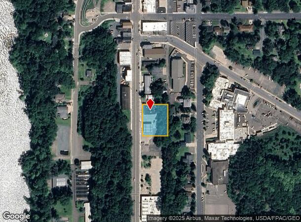 202 S Washington St, Saint Croix Falls, WI Parcel Map