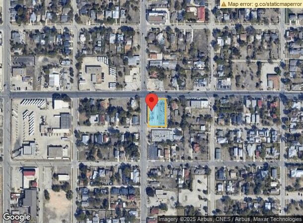  1602 E Houston St, San Antonio, TX Parcel Map