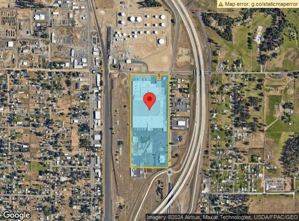  7511 N Freya St, Spokane, WA Parcel Map