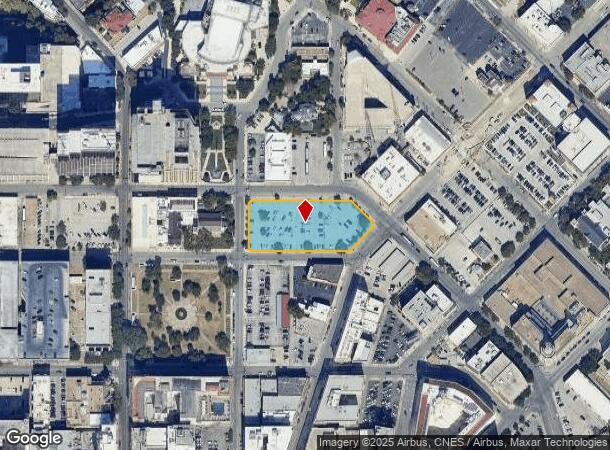 403 E Pecan St, San Antonio, TX Parcel Map