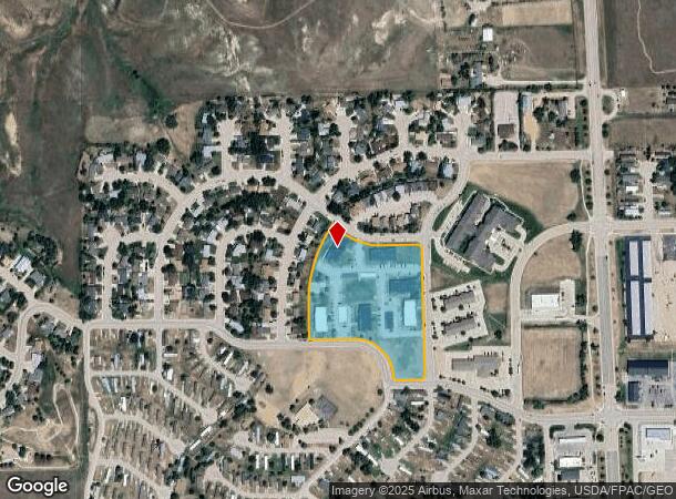 2400 Foothills Blvd, Gillette, WY Parcel Map