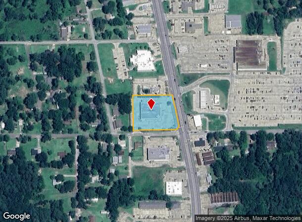  1305 N Main St, Vidor, TX Parcel Map