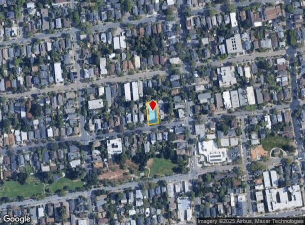  1831 Delaware St, Berkeley, CA Parcel Map