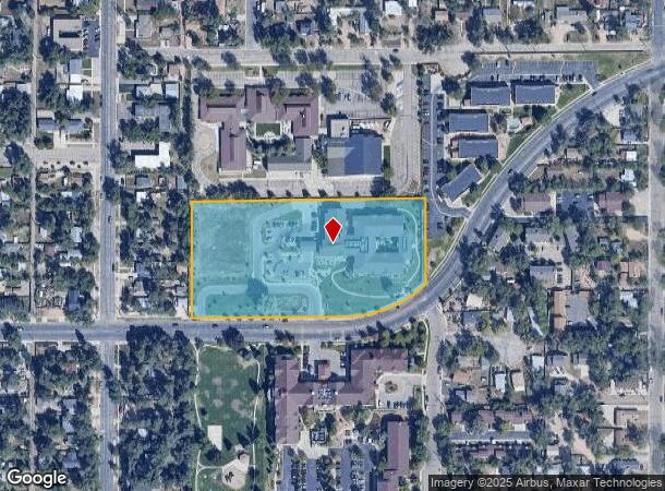  2400 E Cache La Poudre St, Colorado Springs, CO Parcel Map