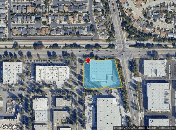  1998 Surveyor Ave, Simi Valley, CA Parcel Map