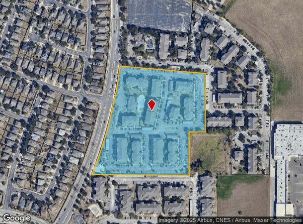  1526 Cable Ranch Rd, San Antonio, TX Parcel Map