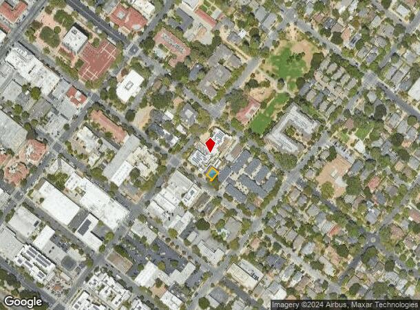  819 Ramona St, Palo Alto, CA Parcel Map