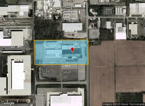 1209 S Division St, Bristol, IN Parcel Map