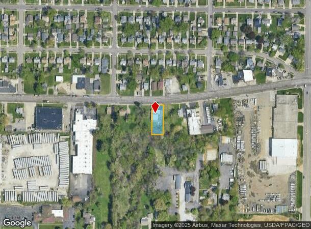  1160 Triplett Blvd, Akron, OH Parcel Map